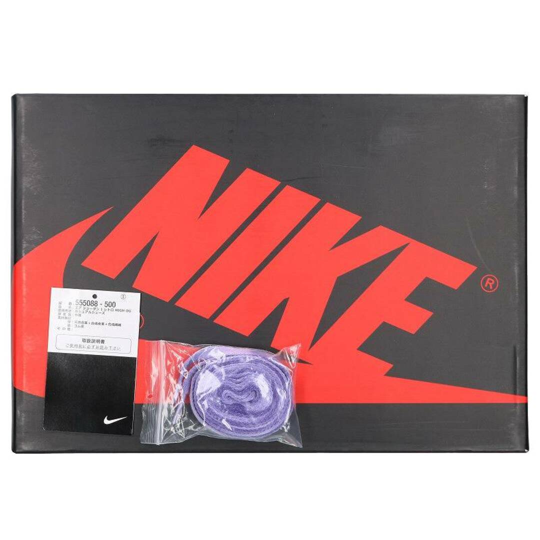 NIKE(ナイキ)のナイキ  AIR JORDAN 1 RETRO HIGH OG COURT PURPLE 555088-500 エア ジョーダン1レトロハイオージーコートパープルスニーカー メンズ 27.5cm メンズの靴/シューズ(スニーカー)の商品写真