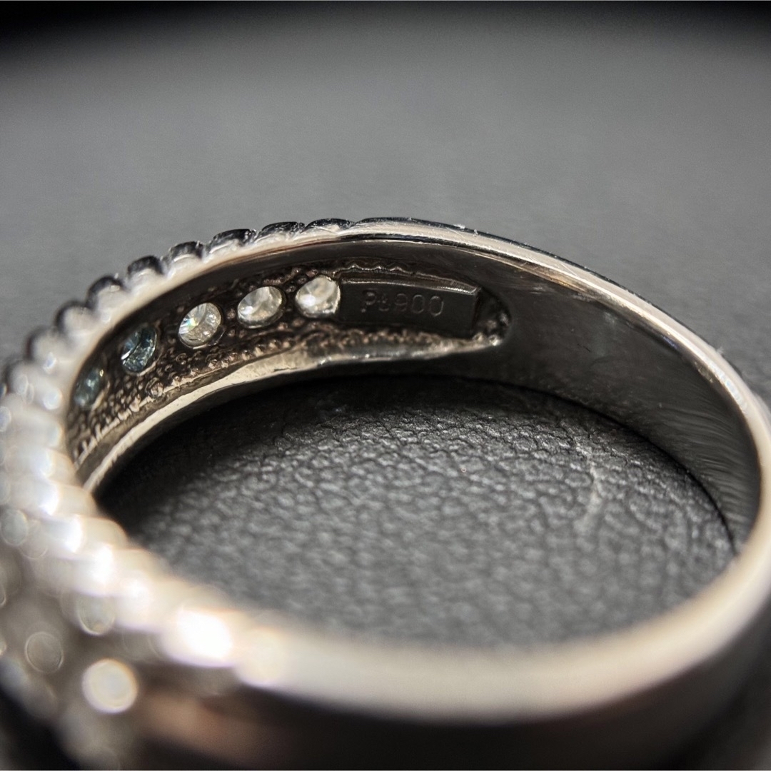 ダイヤモンドリングpt メンズのアクセサリー(リング(指輪))の商品写真