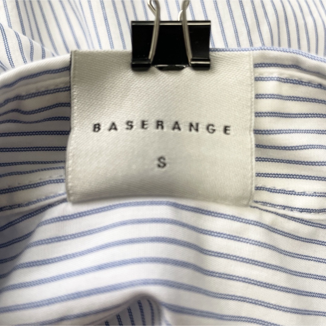 【ゆったり✨】Baserange ベースレンジ シャツワンピース ストライプS レディースのワンピース(ロングワンピース/マキシワンピース)の商品写真