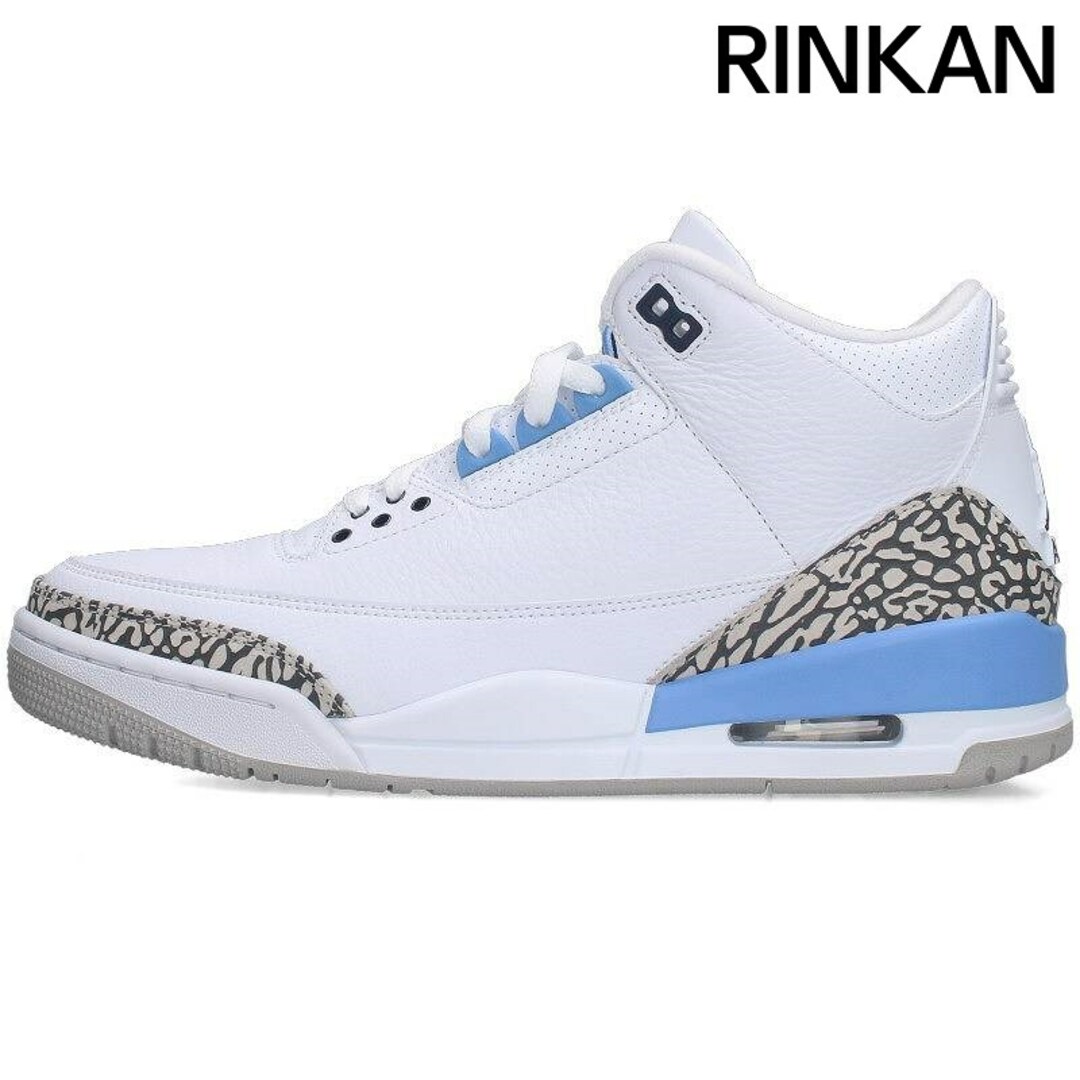 NIKE(ナイキ)のナイキ  AIR JORDAN 3 RETRO UNC CT8532-104 エア ジョーダン 3 レトロ スニーカー メンズ 9 メンズの靴/シューズ(スニーカー)の商品写真