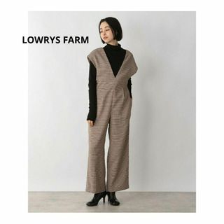 ローリーズファーム(LOWRYS FARM)のLOWRYS FARM ローリーズファーム チェックサロペット パンツ(サロペット/オーバーオール)