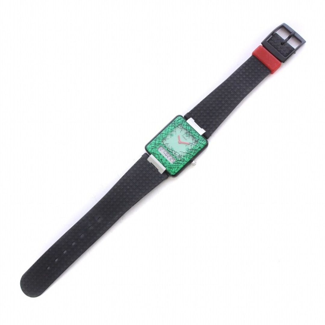 TISSOT(ティソ)のTISSOT 腕時計 デジタル アナログ two timer 文字盤緑 黒 レディースのファッション小物(腕時計)の商品写真