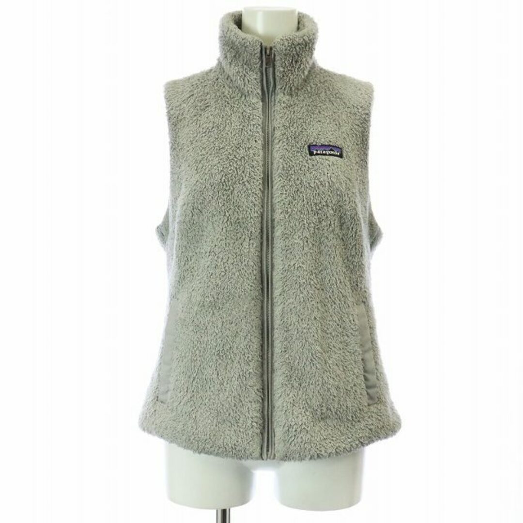 patagonia(パタゴニア)のパタゴニア ロス ガトス ベスト ジップアップ ロゴ S グレー 25216 レディースのトップス(ベスト/ジレ)の商品写真