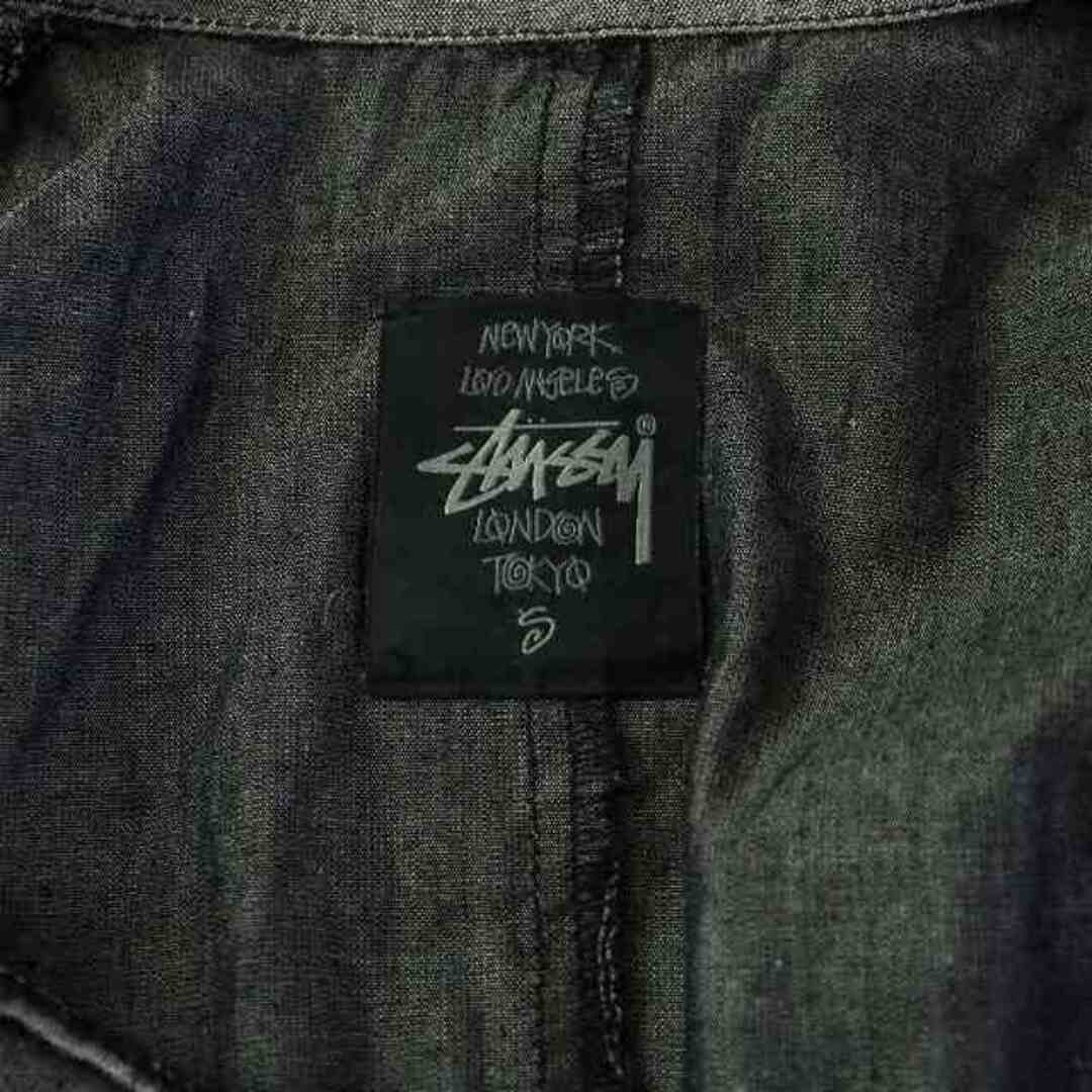 STUSSY(ステューシー)のステューシー テーラードジャケット ブレザー ダンガリー S チャコールグレー  レディースのジャケット/アウター(その他)の商品写真