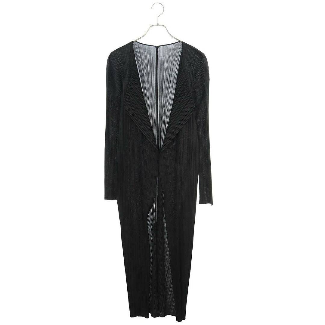 PLEATS PLEASE ISSEY MIYAKE(プリーツプリーズイッセイミヤケ)のプリーツプリーズ  PP55-JA109 プリーズロングカーディガン レディース 5 レディースのトップス(カーディガン)の商品写真