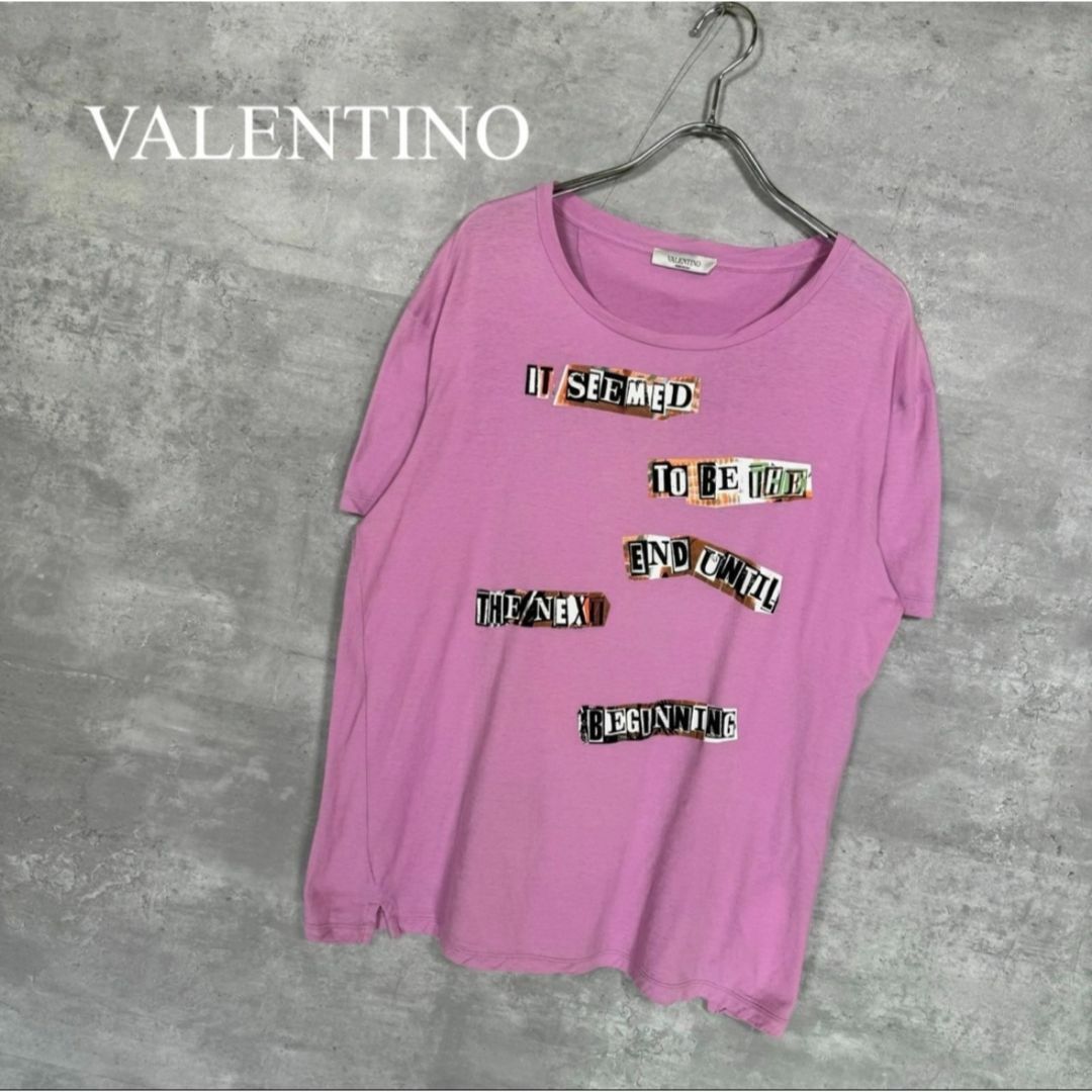 VALENTINO(ヴァレンティノ)の『VALENTINO』ヴァレンティノ (L) プリントTシャツ レディースのトップス(Tシャツ(半袖/袖なし))の商品写真