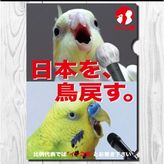 インコ党 クリアファイル(クリアファイル)