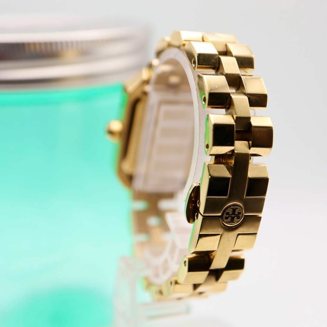 Tory Burch(トリーバーチ)の極美品 Tory Burch スクエア ゴールド レディース腕時計 757 レディースのファッション小物(腕時計)の商品写真