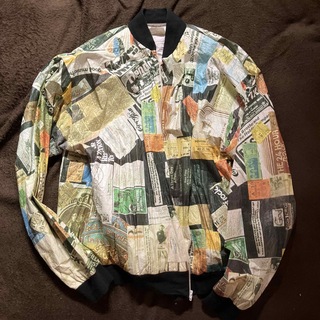 ヴィンテージ(VINTAGE)の80s vintage music paper jacket(ナイロンジャケット)