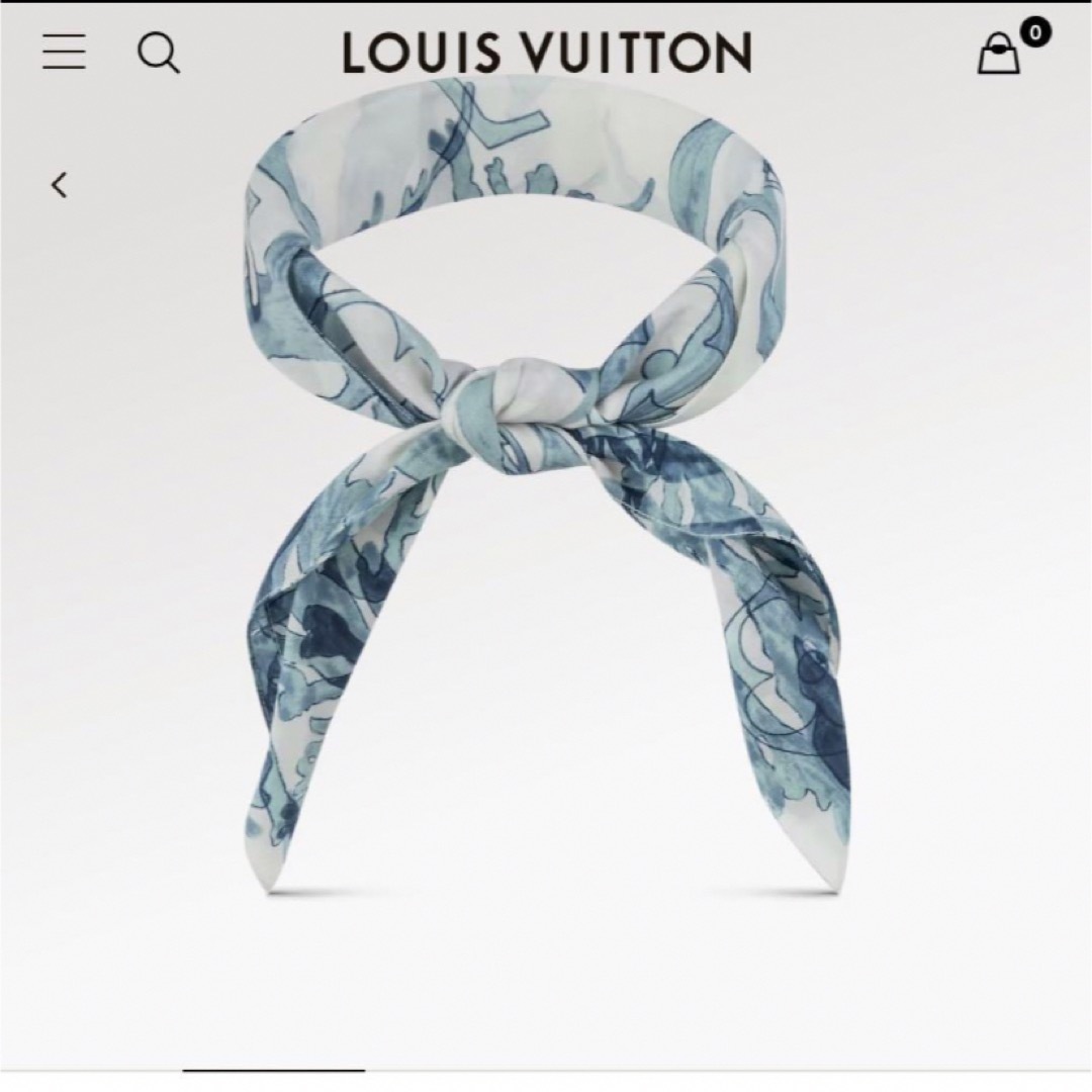 LOUIS VUITTON(ルイヴィトン)のlouis vuitton バンダナ　モノグラム　アクアガーデン メンズのファッション小物(バンダナ/スカーフ)の商品写真