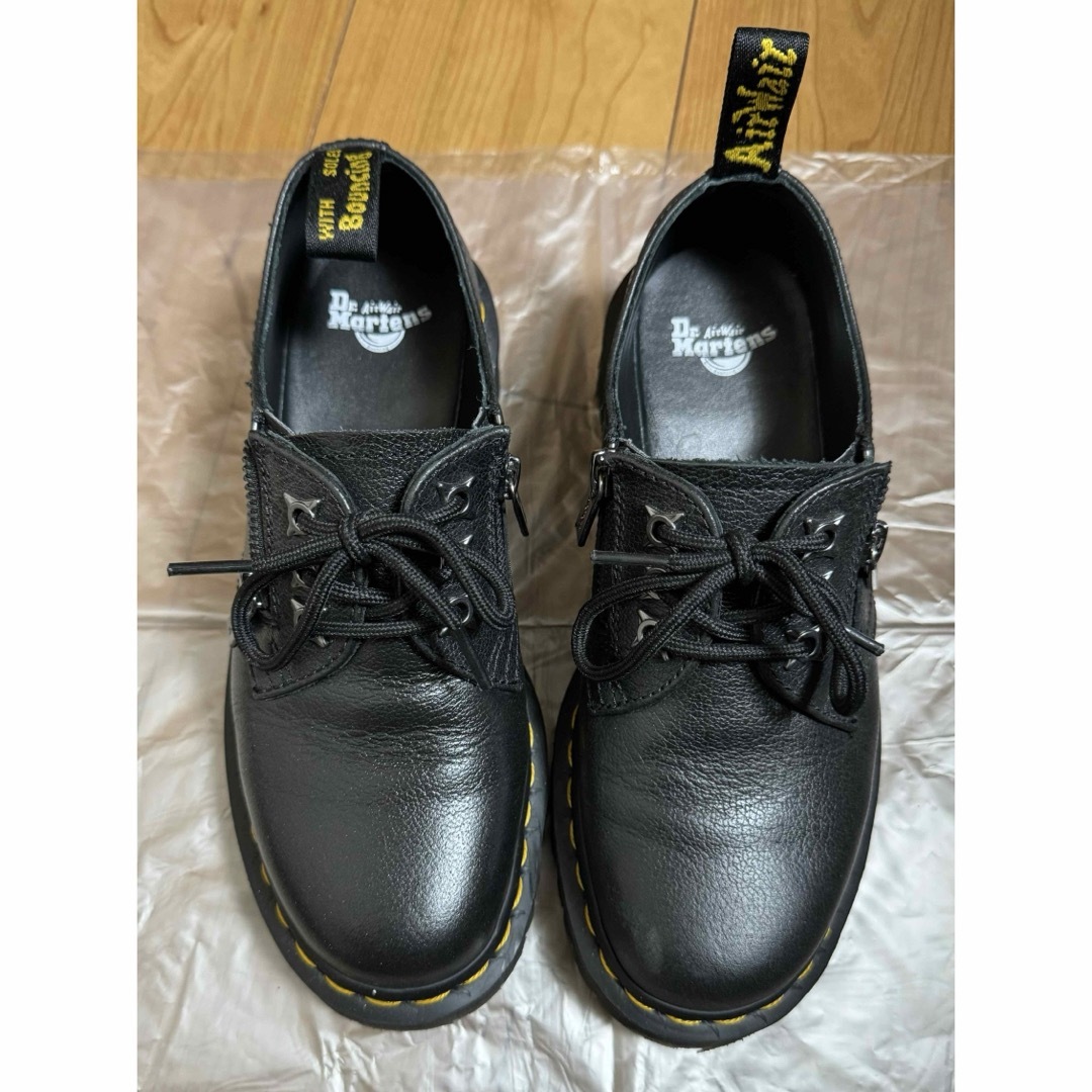 Dr.Martens(ドクターマーチン)のドクターマーチン　38 ローカット　ブーツ　ショート　24.5 黒　ローファー レディースの靴/シューズ(ブーツ)の商品写真