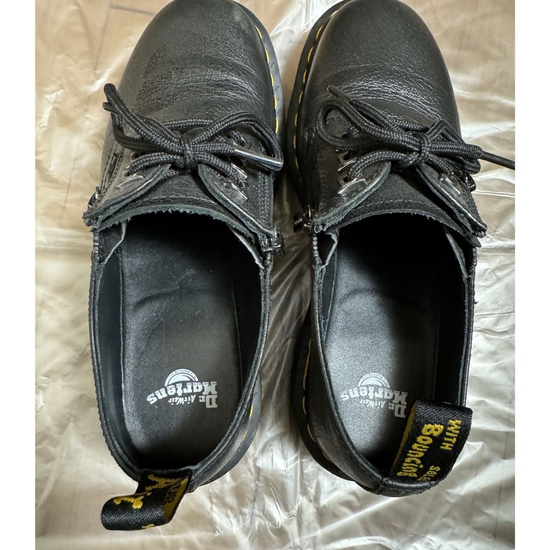 Dr.Martens(ドクターマーチン)のドクターマーチン　38 ローカット　ブーツ　ショート　24.5 黒　ローファー レディースの靴/シューズ(ブーツ)の商品写真