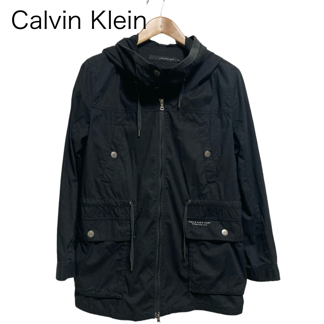 Calvin Klein(カルバンクライン)のカルバンクライン　メンズ　ジャンパー　ジャケット　ブルゾン　ブラック　黒　M メンズのジャケット/アウター(マウンテンパーカー)の商品写真