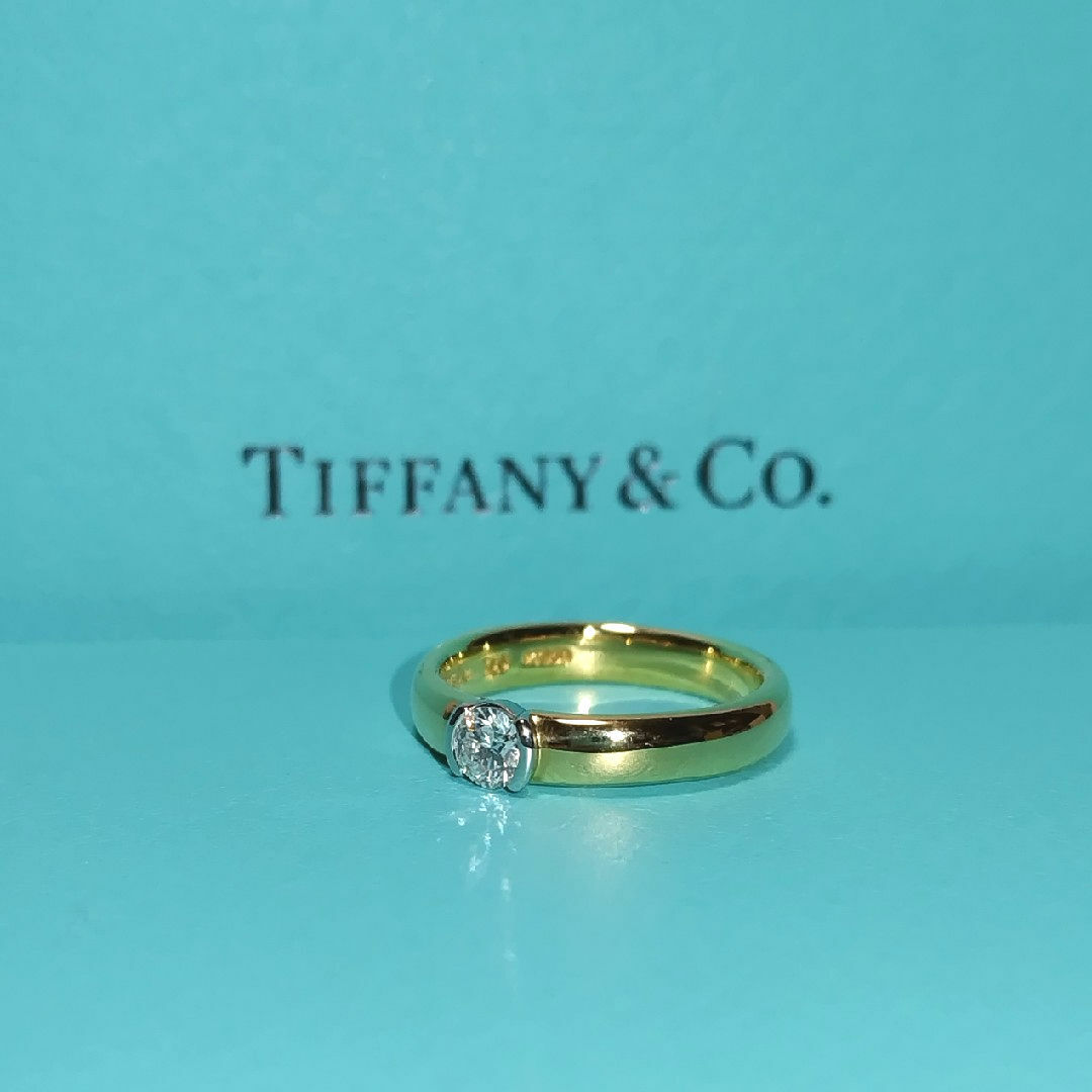 Tiffany & Co.(ティファニー)のTIFFANY ティファニー 750 PT ドッツ ダイヤモンド リング レディースのアクセサリー(リング(指輪))の商品写真