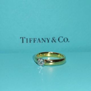 Tiffany & Co. - TIFFANY ティファニー 750 PT ドッツ ダイヤモンド リング