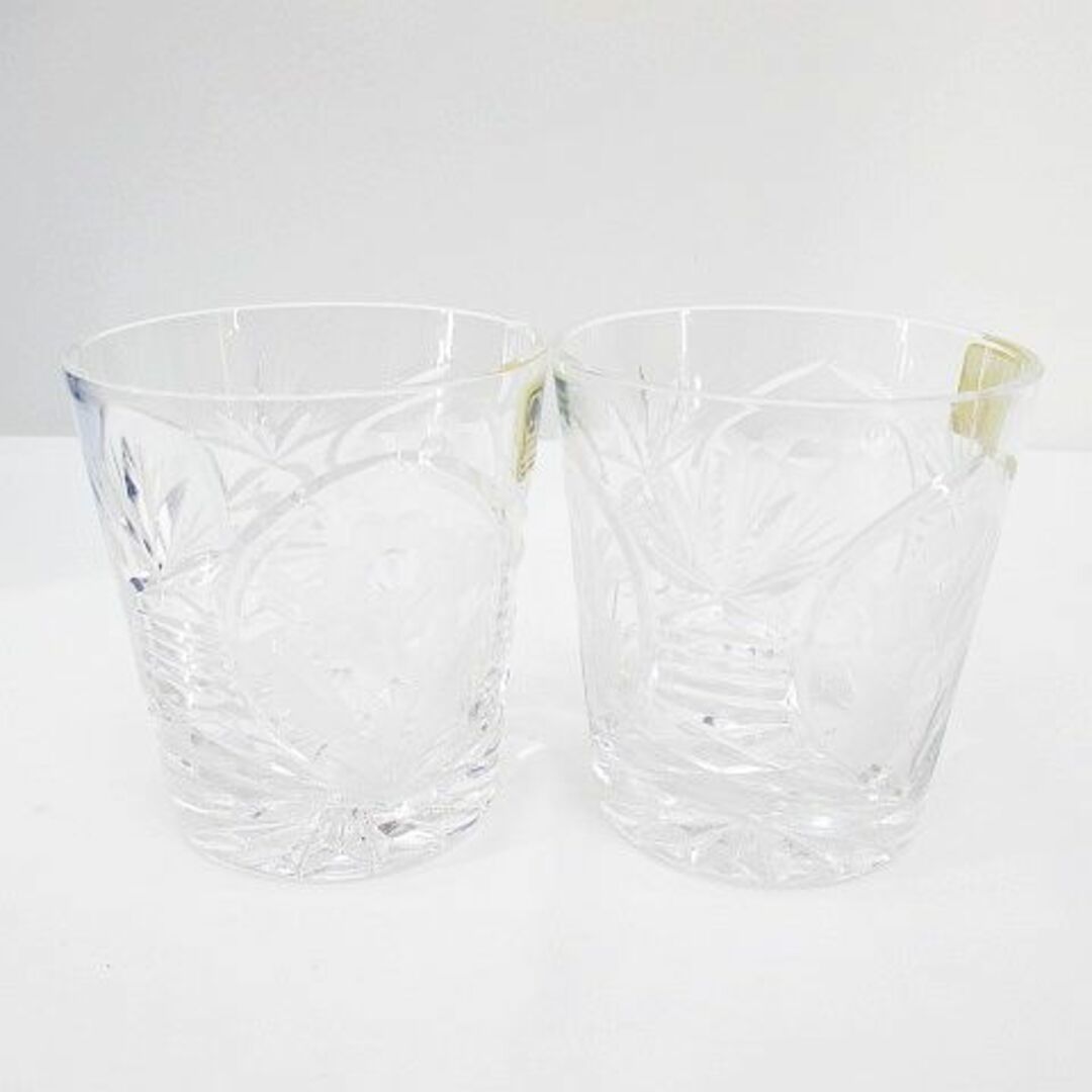 other(アザー)のLAUSITZER GLAS ドレスデン・クリスタル 2客セット ペアグラス  インテリア/住まい/日用品のキッチン/食器(グラス/カップ)の商品写真