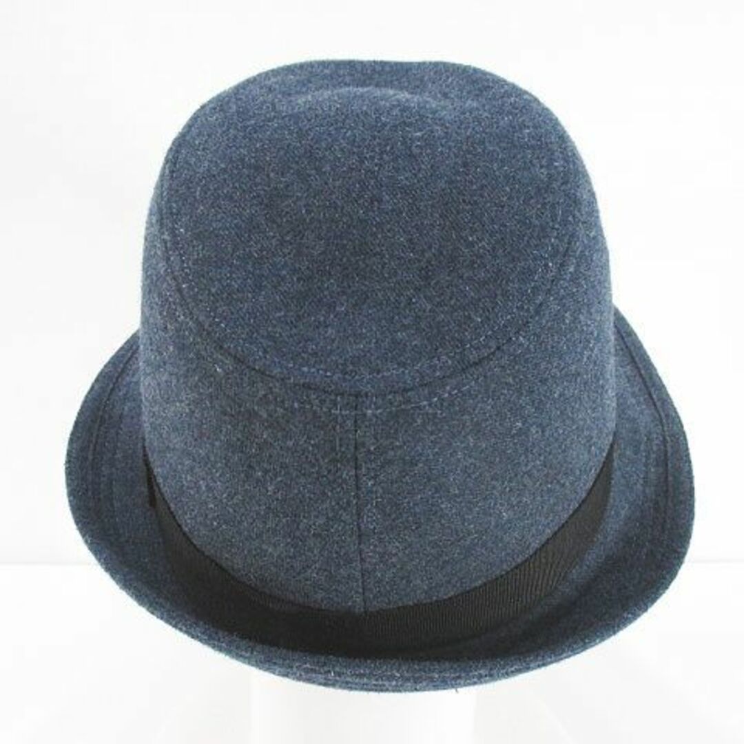 23区(ニジュウサンク)の23区 オンワード樫山 オム 中折れハット 帽子 F 紺系 ネイビー 日本製 綿 メンズの帽子(その他)の商品写真