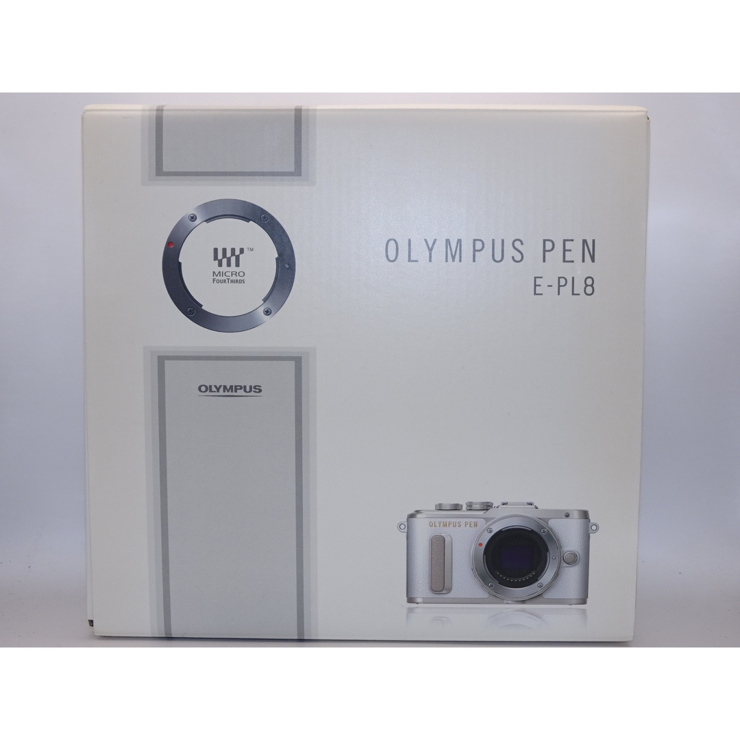 【外観特上級】OLYMPUS ミラーレス一眼 E-PL8 ボディー ホワイト スマホ/家電/カメラのカメラ(ミラーレス一眼)の商品写真