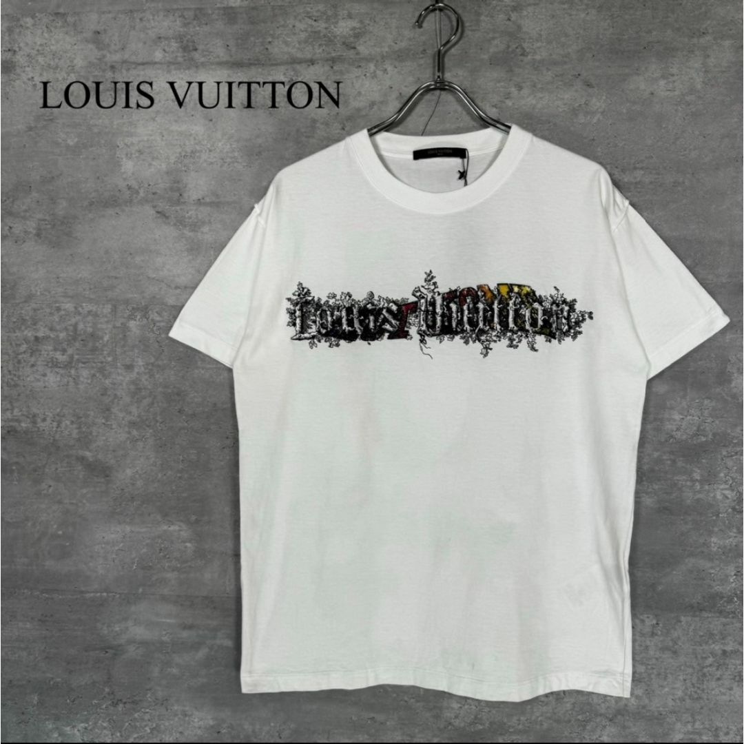 LOUIS VUITTON(ルイヴィトン)の『LOUIS VUITTON』ルイヴィトン (S) プリントTシャツ メンズのトップス(Tシャツ/カットソー(半袖/袖なし))の商品写真