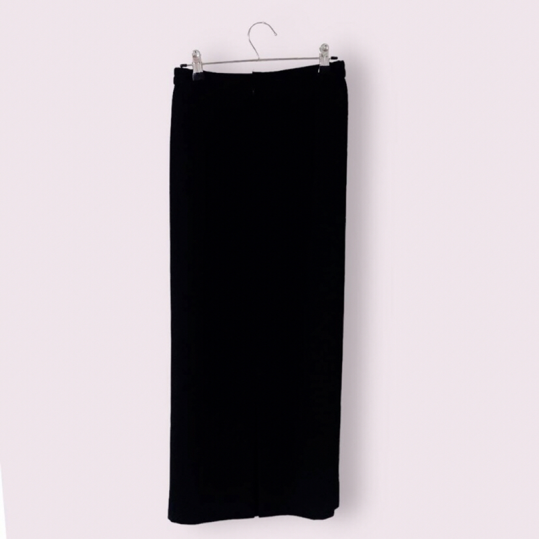 ロングタイトスカート　Black　17号　4L　大きいサイズ　オフィス レディースのスカート(ロングスカート)の商品写真