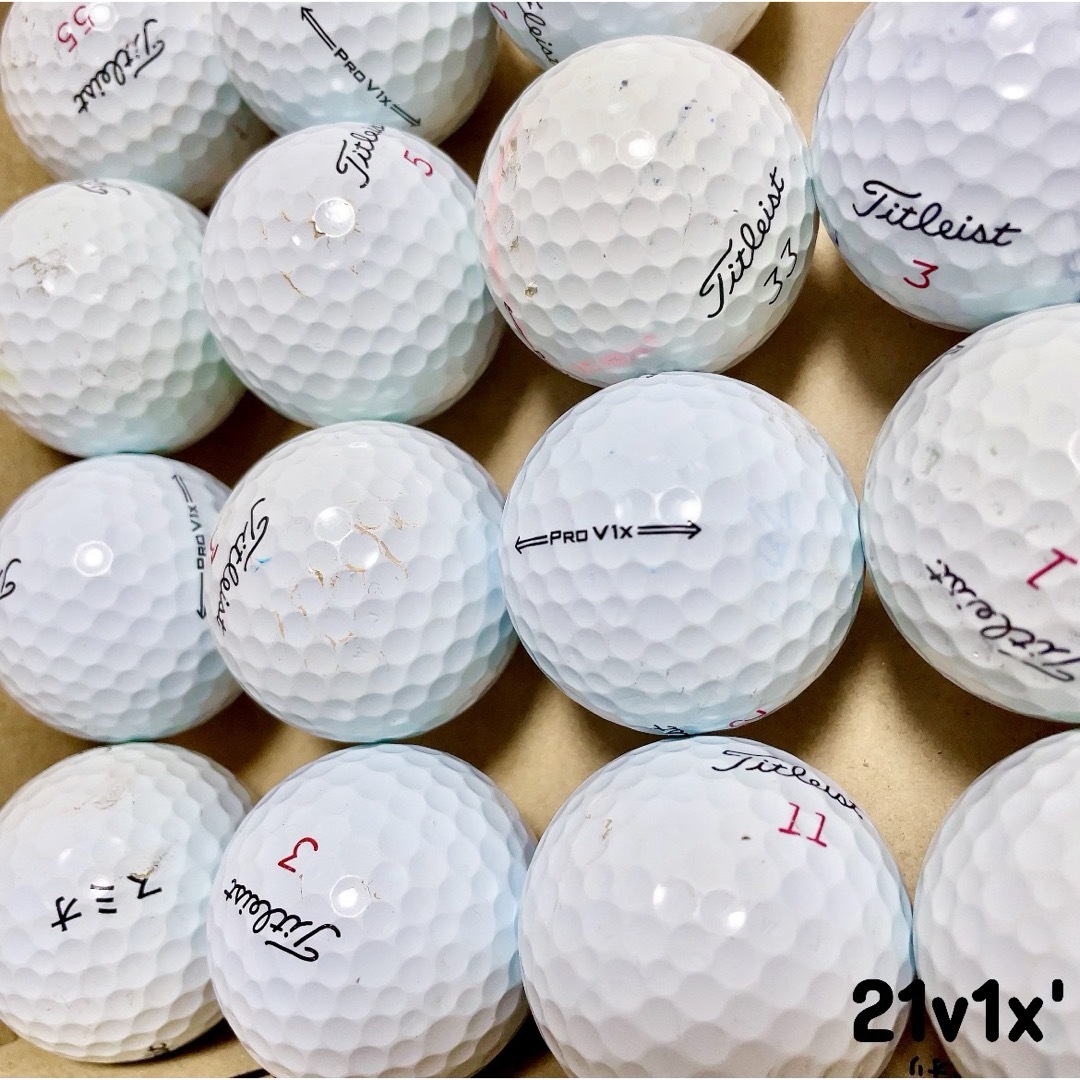 Titleist(タイトリスト)の★超特価★2021モデル タイトリストPROV1x 20球 プロV1x  スポーツ/アウトドアのゴルフ(その他)の商品写真