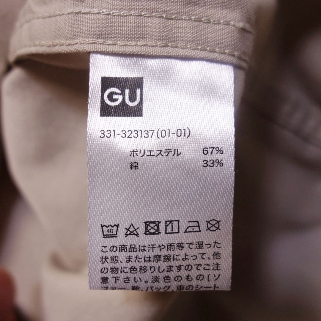 GU(ジーユー)のMサイズ 長袖シャツ ジーユー メンズ GU 古着 LY39 メンズのトップス(シャツ)の商品写真