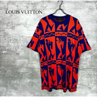 ルイヴィトン(LOUIS VUITTON)の『LOUIS VUITTON』ルイヴィトン (XL)  総柄半袖サマーニット(ニット/セーター)