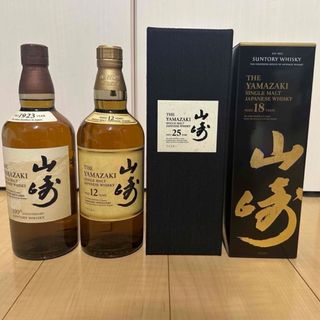 サントリー - 【山崎シリーズ】山崎25年、18年、12年、山崎NVの サントリー - 【山崎シリーズ】山崎25年、18年、12年、山崎NVの