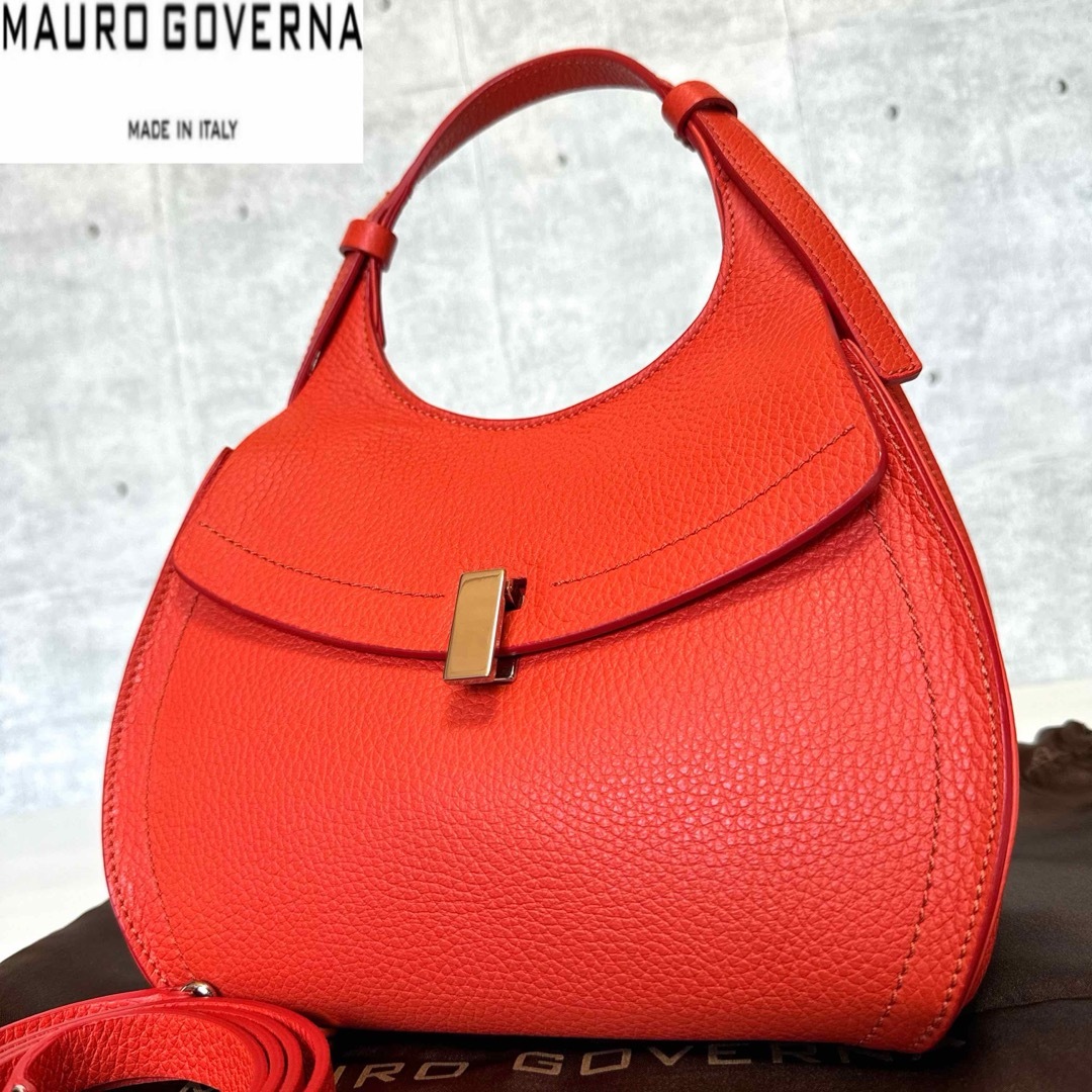 【未使用級】MAURO GOVERNA BORSA6938 2WAYハンドバッグ レディースのバッグ(ハンドバッグ)の商品写真