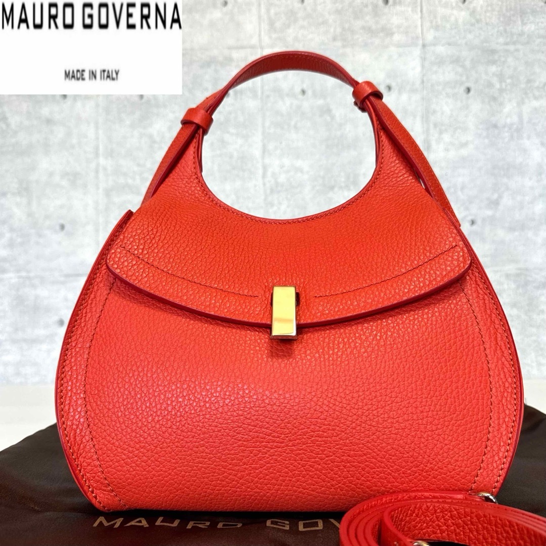 【未使用級】MAURO GOVERNA BORSA6938 2WAYハンドバッグ レディースのバッグ(ハンドバッグ)の商品写真