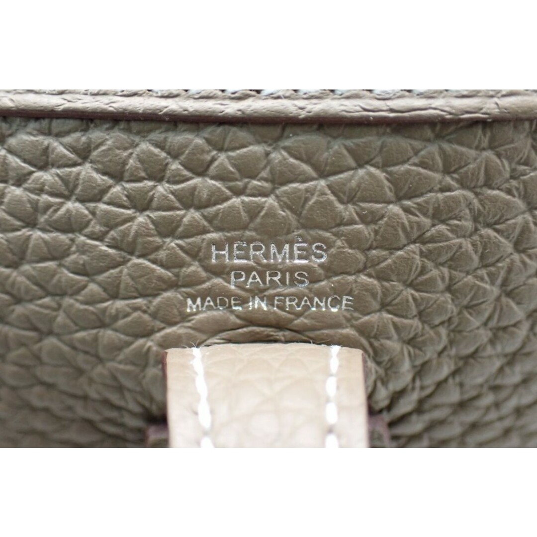 Hermes(エルメス)のエルメス トリヨンクレマンス エトゥープxSV金具 W刻印 エブリン TPM ショルダーバッグ 【新宿店】【中古】【新着】 レディースのバッグ(メッセンジャーバッグ)の商品写真