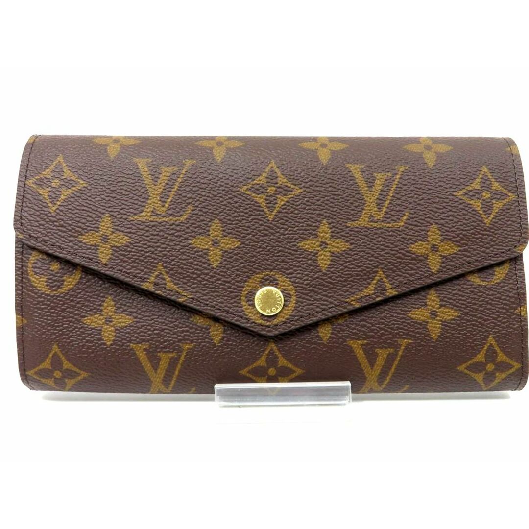 LOUIS VUITTON(ルイヴィトン)のルイ・ヴィトン M62235 モノグラム/ローズ・バレリーヌ ポルトフォイユ・サラ 長財布【池袋店】【中古】 レディースのファッション小物(財布)の商品写真