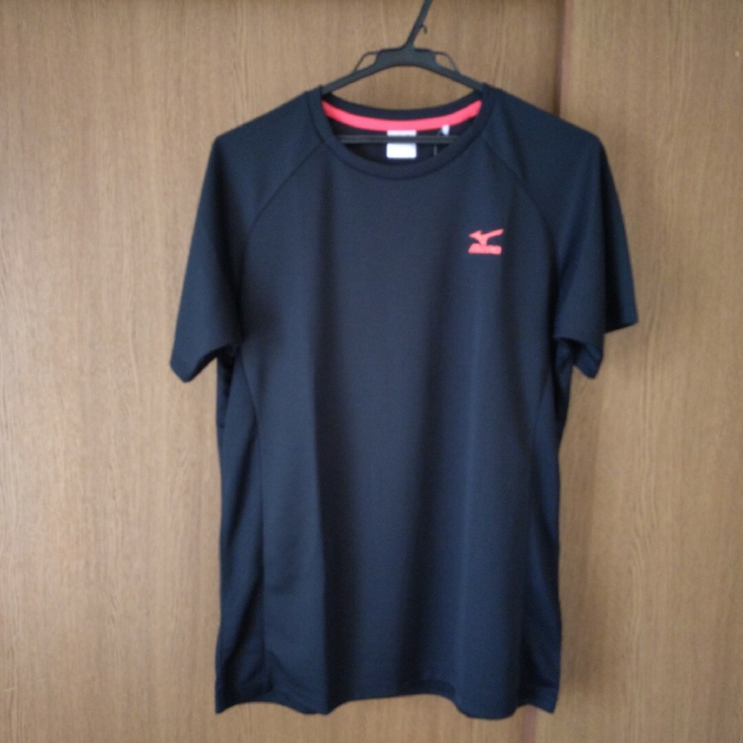 MIZUNO(ミズノ)の新品 未使用 MIZUNO ミズノ 半袖 Tシャツ メンズ 黒色 Ｌサイズ メンズのトップス(Tシャツ/カットソー(半袖/袖なし))の商品写真