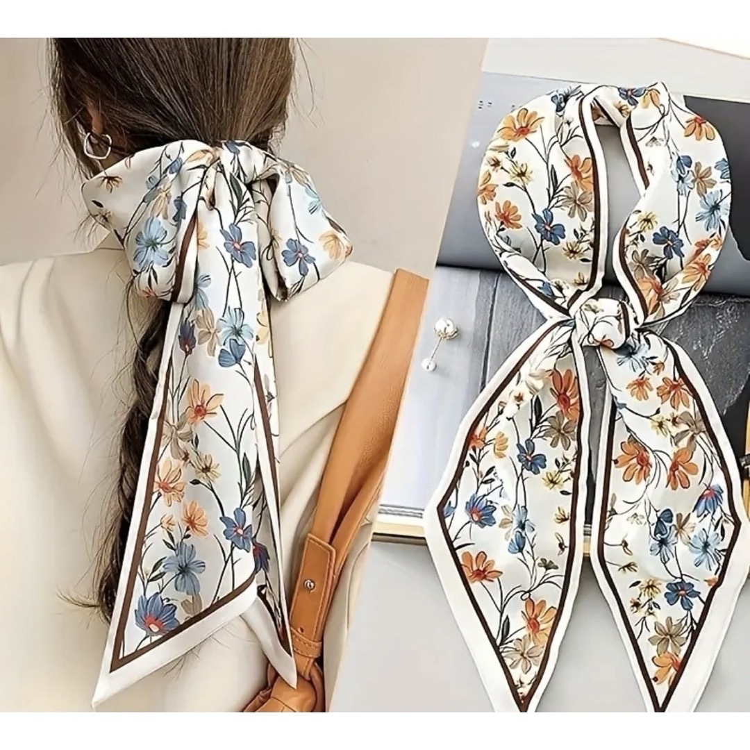 ロングスカーフ レディースのファッション小物(バンダナ/スカーフ)の商品写真