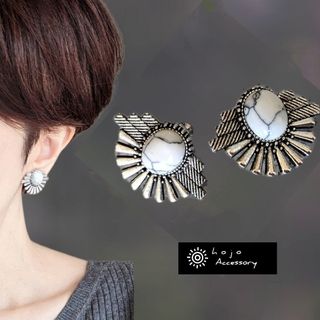 コンチョ アンティークシルバー  Earring / Pierce(イヤリング)