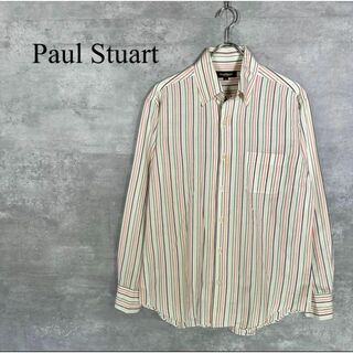 Paul Stuart - 『Paul Stuart』ポール・スチュアート (LL) ストライプシャツ