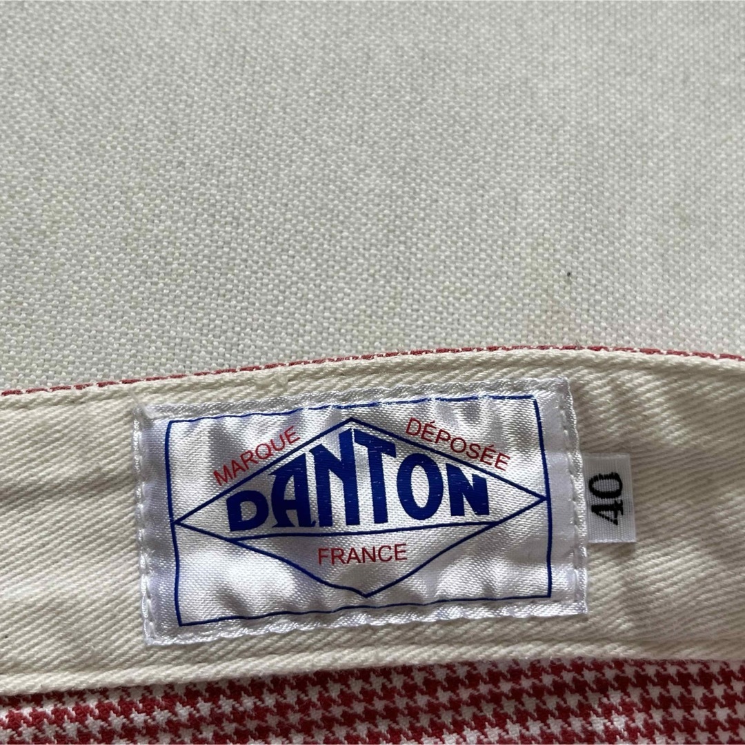 DANTON(ダントン)の【DANTON】ダントン コットンツイル ハーフパンツ 千鳥格子 シンチバック メンズのパンツ(ショートパンツ)の商品写真