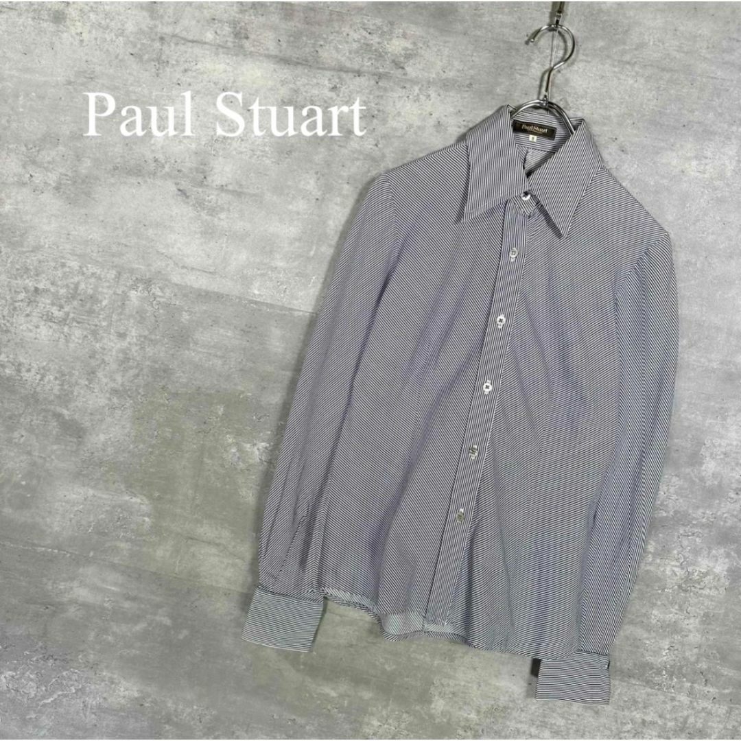 Paul Stuart(ポールスチュアート)の『Paul Stuart』ポール・スチュアート (9) ストライプシャツ レディースのトップス(シャツ/ブラウス(長袖/七分))の商品写真