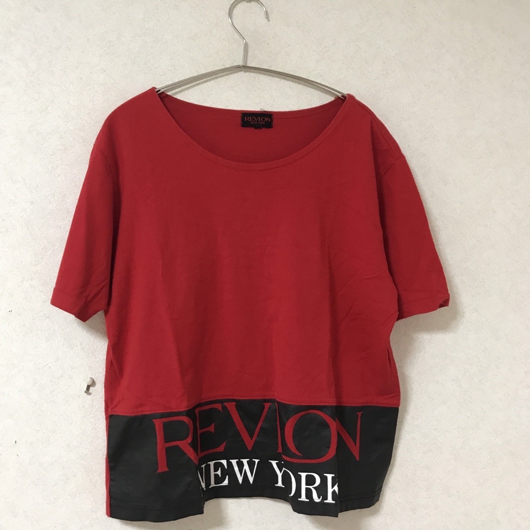 REVLON(レブロン)のREVLON NEW YORK 日本製　レディース　Mサイズ メンズのトップス(Tシャツ/カットソー(半袖/袖なし))の商品写真