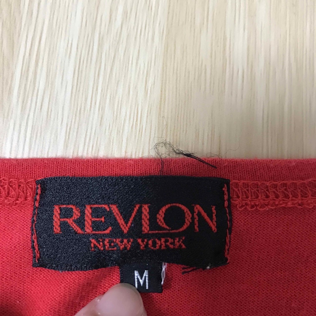 REVLON(レブロン)のREVLON NEW YORK 日本製　レディース　Mサイズ メンズのトップス(Tシャツ/カットソー(半袖/袖なし))の商品写真