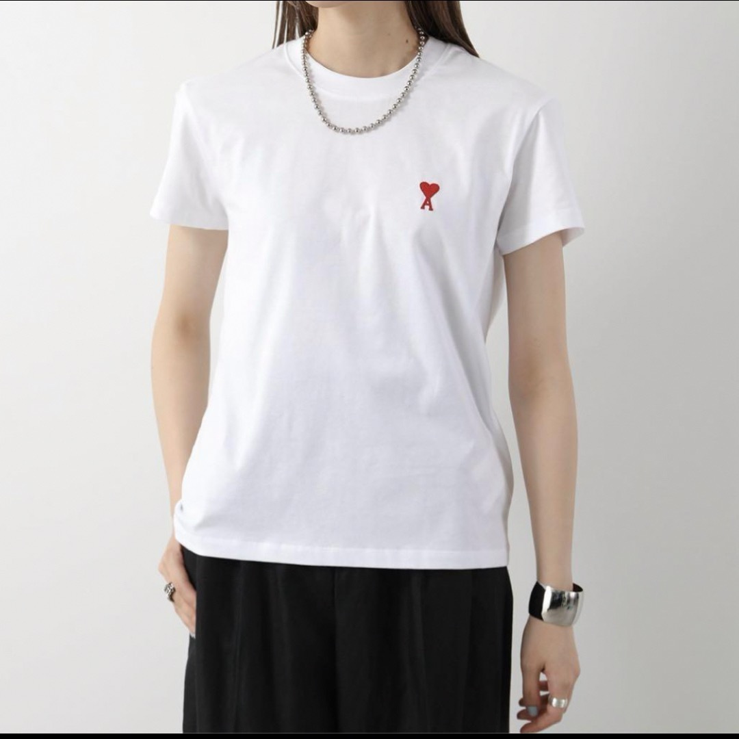 ami(アミ)のami paris アミパリス 半袖Tシャツ BFUTS001.724 レディースのトップス(Tシャツ(半袖/袖なし))の商品写真