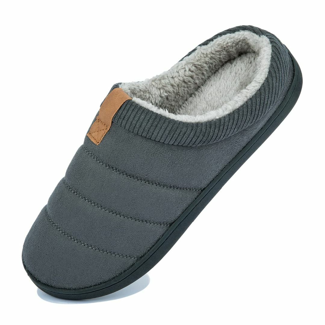 [Newdenber] スリッパ ルームシューズ ボア付き 冬用 防寒 あったか メンズの靴/シューズ(その他)の商品写真