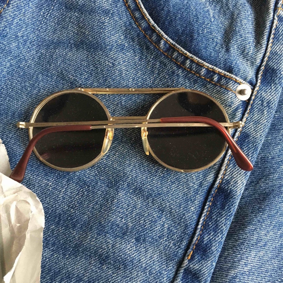 Lochie(ロキエ)のSALE★017 vintage double flap eyewear レディースのファッション小物(サングラス/メガネ)の商品写真