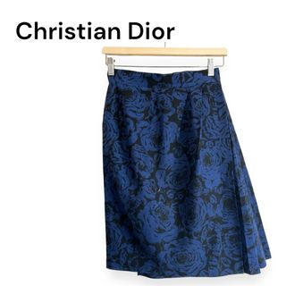 Christian Dior - Christian Dior クリスチャンディオール プレタポルテ 花柄スカート