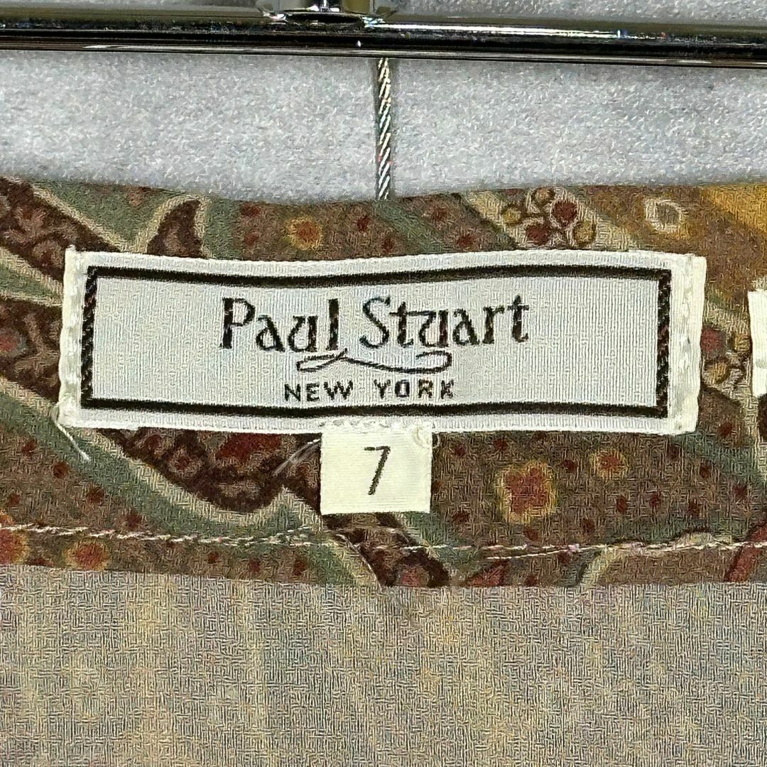 Paul Stuart(ポールスチュアート)の『Paul Stuart』ポール・スチュアート (7) 総柄ロングスカート レディースのスカート(ロングスカート)の商品写真