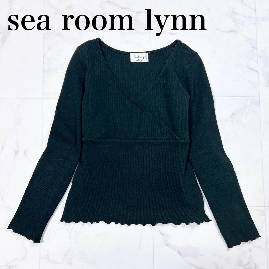 SeaRoomlynn(シールームリン)の★sea room lynn カットソー トップス コットン 日本製 ブラック レディースのトップス(その他)の商品写真