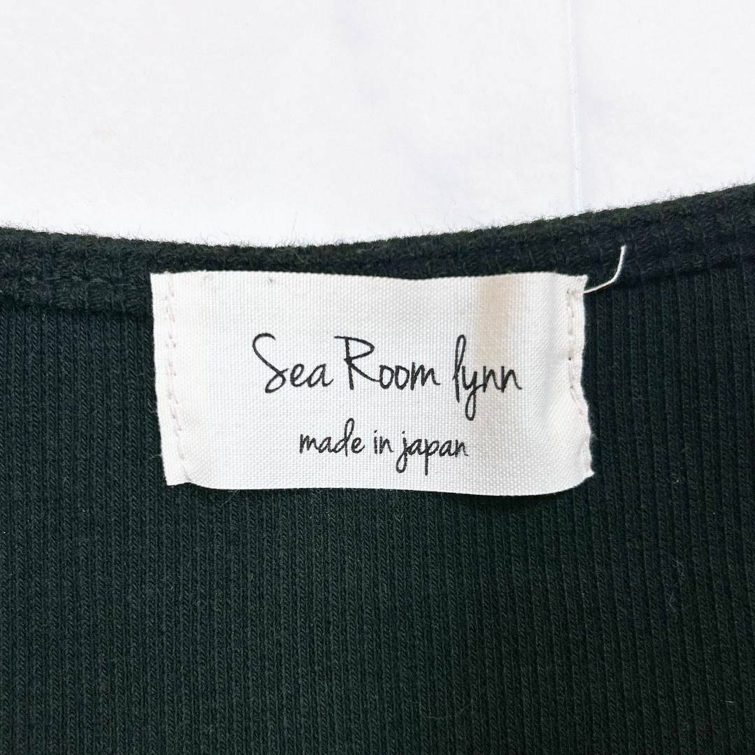 SeaRoomlynn(シールームリン)の★sea room lynn カットソー トップス コットン 日本製 ブラック レディースのトップス(その他)の商品写真