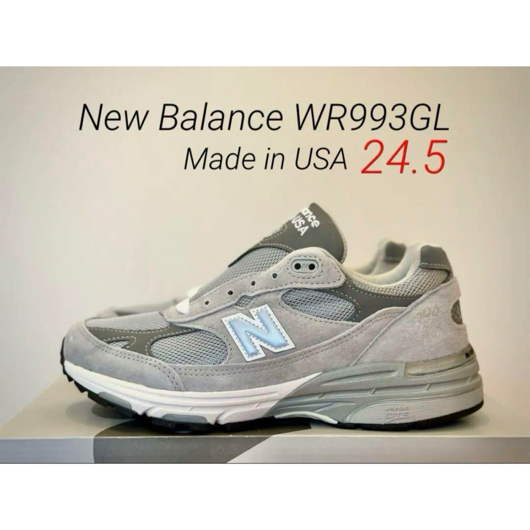 New Balance(ニューバランス)の希少サイズ！New Balance WR993GL 24.5㎝ ニューバランス レディースの靴/シューズ(スニーカー)の商品写真