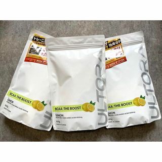 ウルトラ BCAA ザ・ブースト レモン風味 500g ULTORA 3袋(アミノ酸)