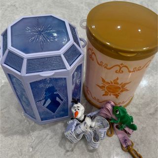 ディズニー(Disney)の新品　ラプンツェル　アナ雪　ポップコーンバケット　セット(キャラクターグッズ)